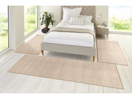 Kobercová sada Pure 102662 Taupe/Creme