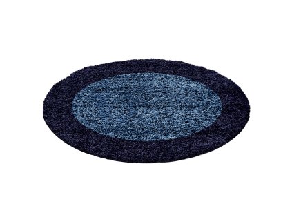 Kusový koberec Life Shaggy 1503 navy kruh