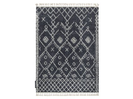 Kusový koberec Berber Tanger B5940 grey and white