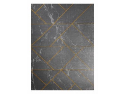 Kusový koberec Emerald geometric 1012 grey and gold