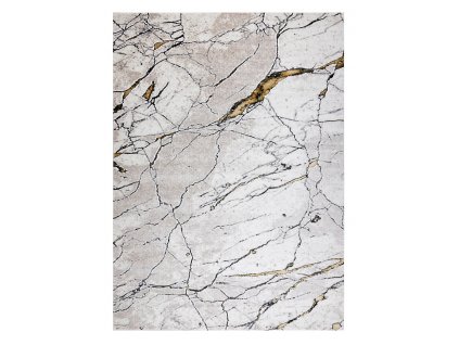 Kusový koberec Gloss 529A 53 3D mramor ivory/beige