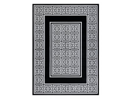 Kusový koberec Gloss 6776 85 greek black/ivory