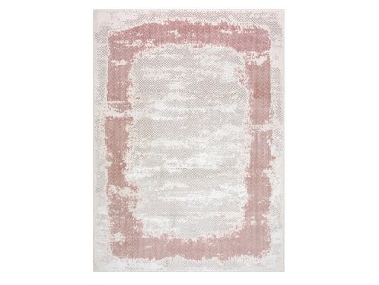 Kusový koberec Core A004 Frame beige/pink