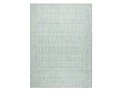 Kusový koberec Sion Sisal Aztec 22184 green/blue/ecru