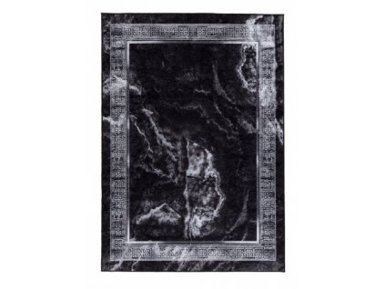 Kusový koberec Miro 51278.810 Marble black / white