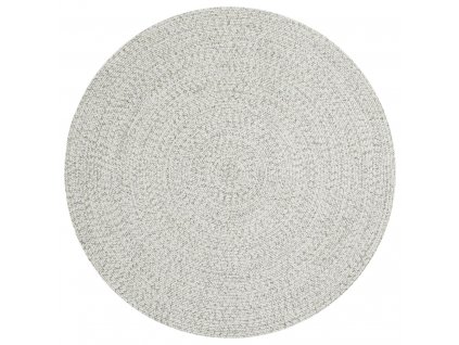 Kusový koberec Braided 105553 Light Melange kruh – na ven i na doma