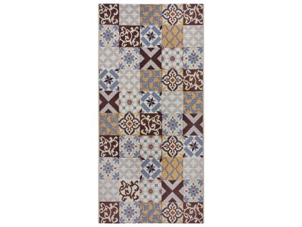 Běhoun Cappuccino 105881 Mosaik Brown Multicolored