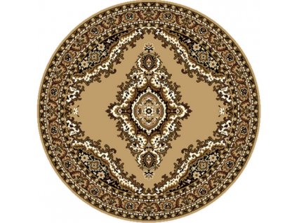 Kusový koberec TEHERAN T-102 beige kruh