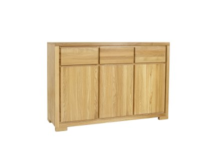 DREWMAX KOMODA DEBOWA KD352 NATURALNY INT 3