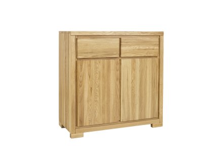 DREWMAX KOMODA DEBOWA KD354 NATURALNY INT 2