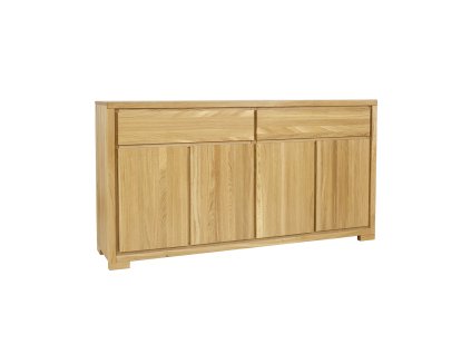 DREWMAX KOMODA DEBOWA KD357 NATURALNY INT 3
