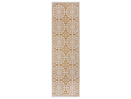 Běhoun Twin Supreme 105791 Ochre – na ven i na doma (Rozměry koberců 80x250)
