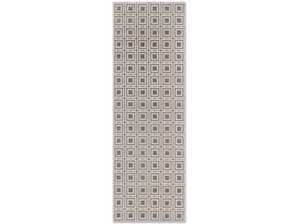 Běhoun Perles 106190 Cream Grey z kolekce Elle (Rozměry koberců 80x240)
