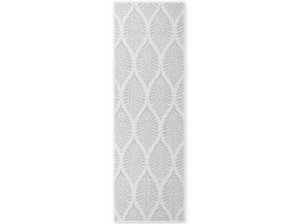 Běhoun Duet Liora 106246 White/Gray - na ven i na doma (Rozměry koberců 80x250)