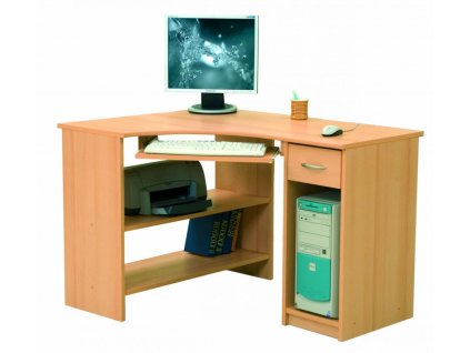 rohovy pc stolek luky