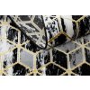 Běhoun Gloss 409A 82 3D cubes black/gold/grey