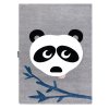 Dětský kusový koberec Petit Panda grey