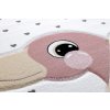 Dětský kusový koberec Petit Flamingos hearts cream