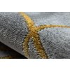 Kusový koberec Emerald 1022 grey and gold kruh