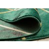 Kusový koberec Emerald geometric 1012 green and gold kruh