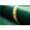 Kusový koberec Emerald geometric 1012 green and gold kruh