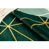 Kusový koberec Emerald 1013 green and gold kruh