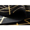 Kusový koberec Gloss 406C 86 geometric black/gold
