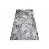 Kusový koberec Gloss 528A 58 3D mramor ivory/black
