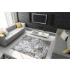 Kusový koberec Gloss 528A 58 3D mramor ivory/black