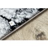 Kusový koberec Gloss 528A 58 3D mramor ivory/black