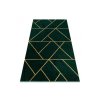 Kusový koberec Emerald geometric 1012 green and gold