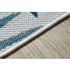 Kusový koberec Cooper Sisal Palm leaves 22258 ecru/navy