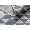 Kusový koberec Sion Sisal Triangles 22373 ecru/blue-pink