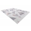 Kusový koberec Sion Sisal Triangles 3006 ecru/pink