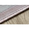 Kusový koberec Sion Sisal Labirinth 22376 pink/ecru