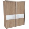 Šatní skříň FLEXI 2 s dělenými dveřmi Matelux