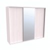 Šatní skříň FLEXI 3 se zrcadlem