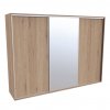 Šatní skříň FLEXI 3 se zrcadlem