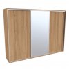 Šatní skříň FLEXI 3 se zrcadlem