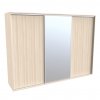 Šatní skříň FLEXI 3 se zrcadlem