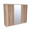 Šatní skříň FLEXI 3 se zrcadlem