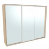 Šatní skříň FLEXI 3 se 3 zrcadly