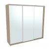 Šatní skříň FLEXI 3 se 3 zrcadly