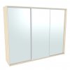 Šatní skříň FLEXI 3 se 3 zrcadly