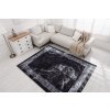 Kusový koberec Miro 51278.810 Marble black / white