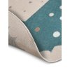 Dětský koberec Adventures 105970 Cream Blue kruh