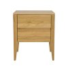 Noční stolek RETRO dub se 2 zásuvkami