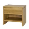 Noční stolek VIP dub se zásuvkou a policí