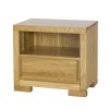 Noční stolek CLASSIC dub s policí a zásuvkou