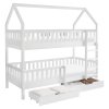 Montessori patrová postel, bílá, VENITA TYP 2